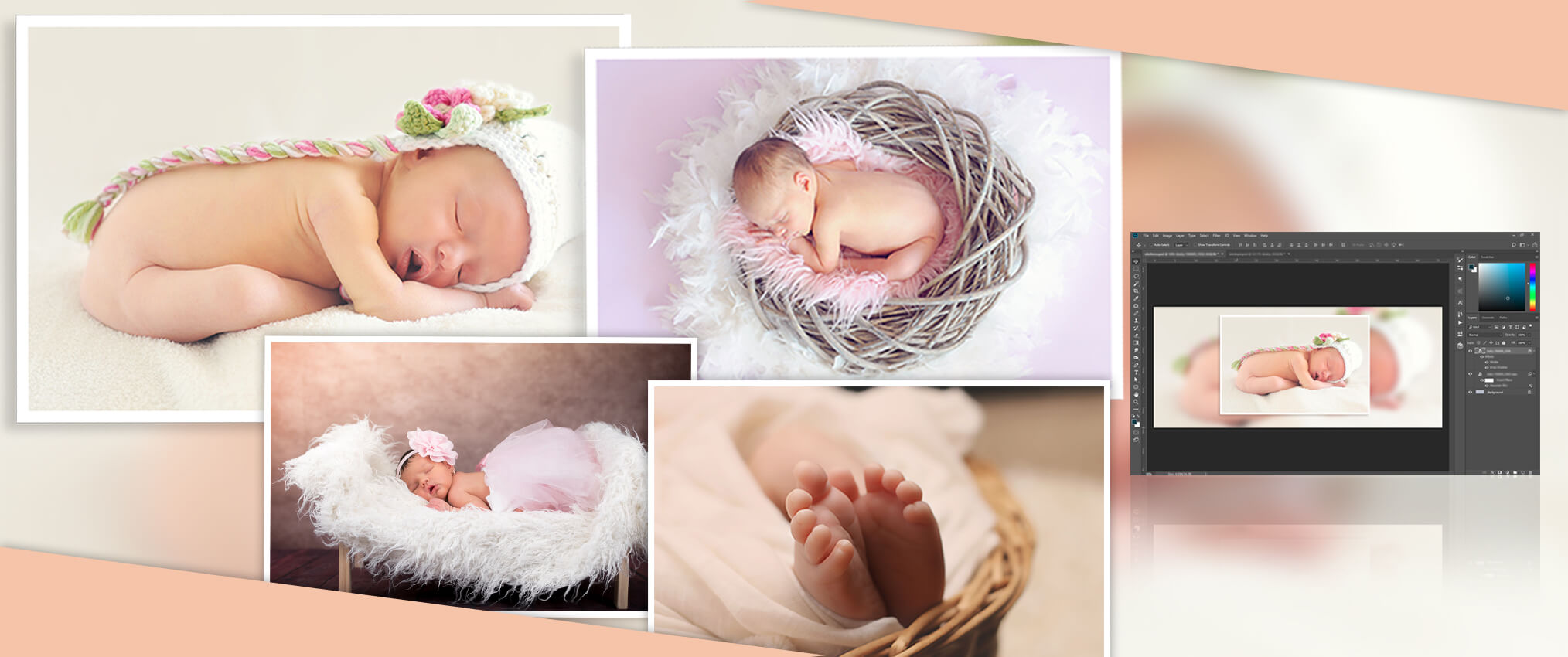 newborn photography editing