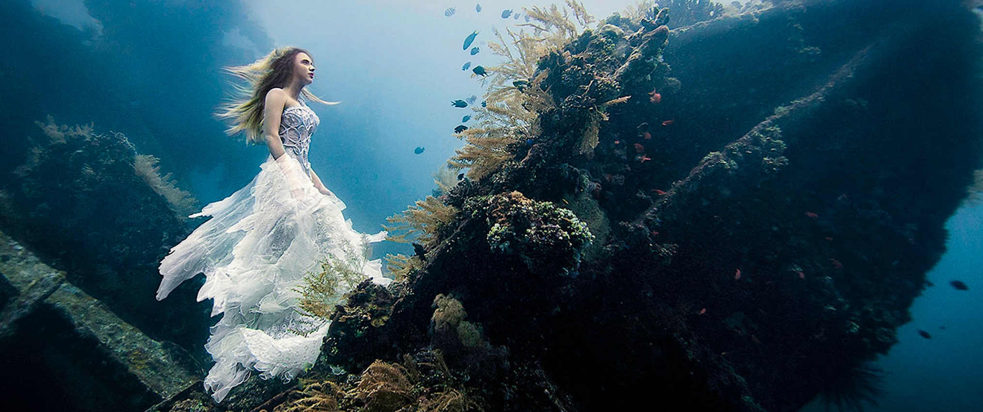 underwater photoshoot