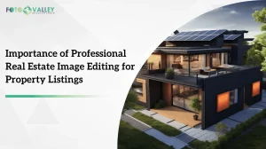 Real estate image editing for property listing